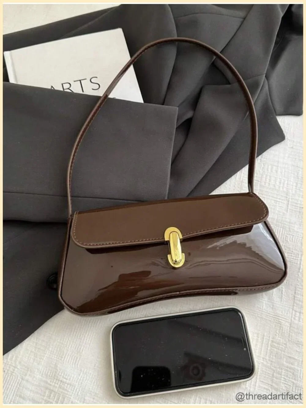PU Leather Small Shoulder Bag Crossbody Clutch Hobo Purse